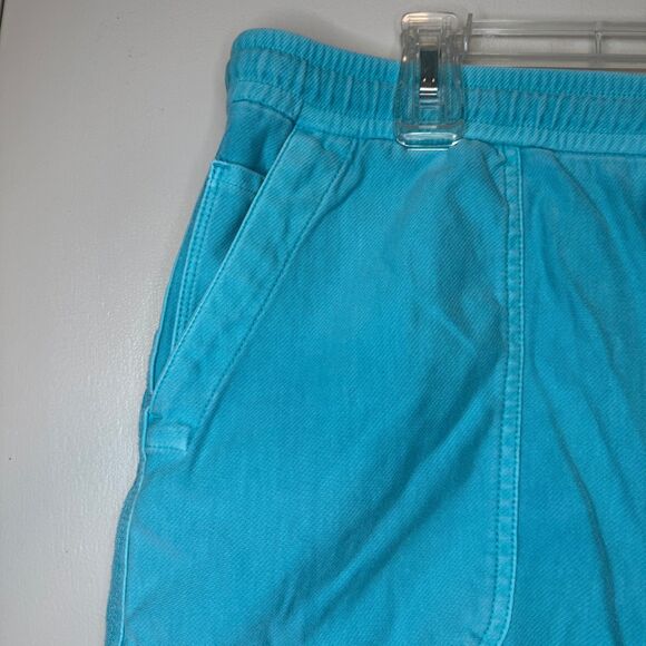 ATHLETA women's size XL Farallon stretch comfort drawstring teal shorts - Picture 6 of 12